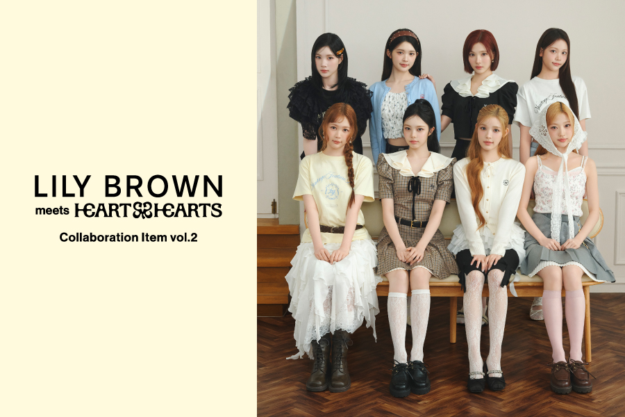 LILY BROWN meets Hearts2Hearts Collaboration Item vol.2