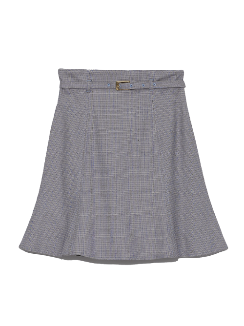 ベルト付きスカートショートパンツ