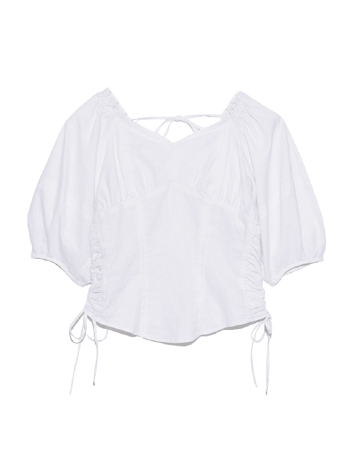 コルセットディテールトップス