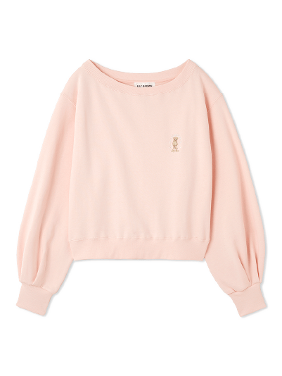 Lily Bear ribbon sweat PNK