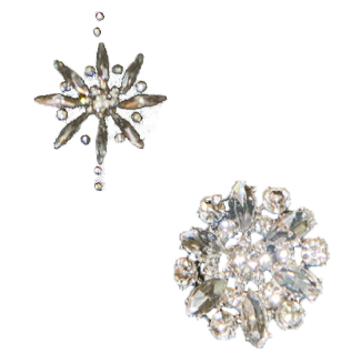 ビジューのあしらい