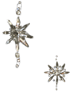 ビジューのあしらい