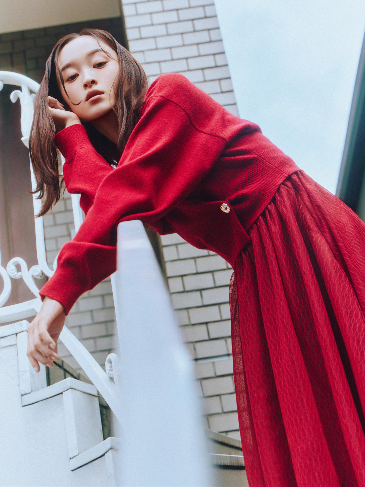 Dress Pierced Bootsを着用しているモデル