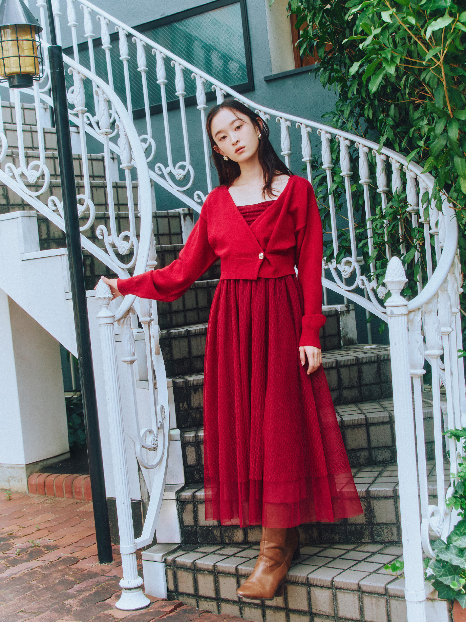 Dress Pierced Bootsを着用しているモデル