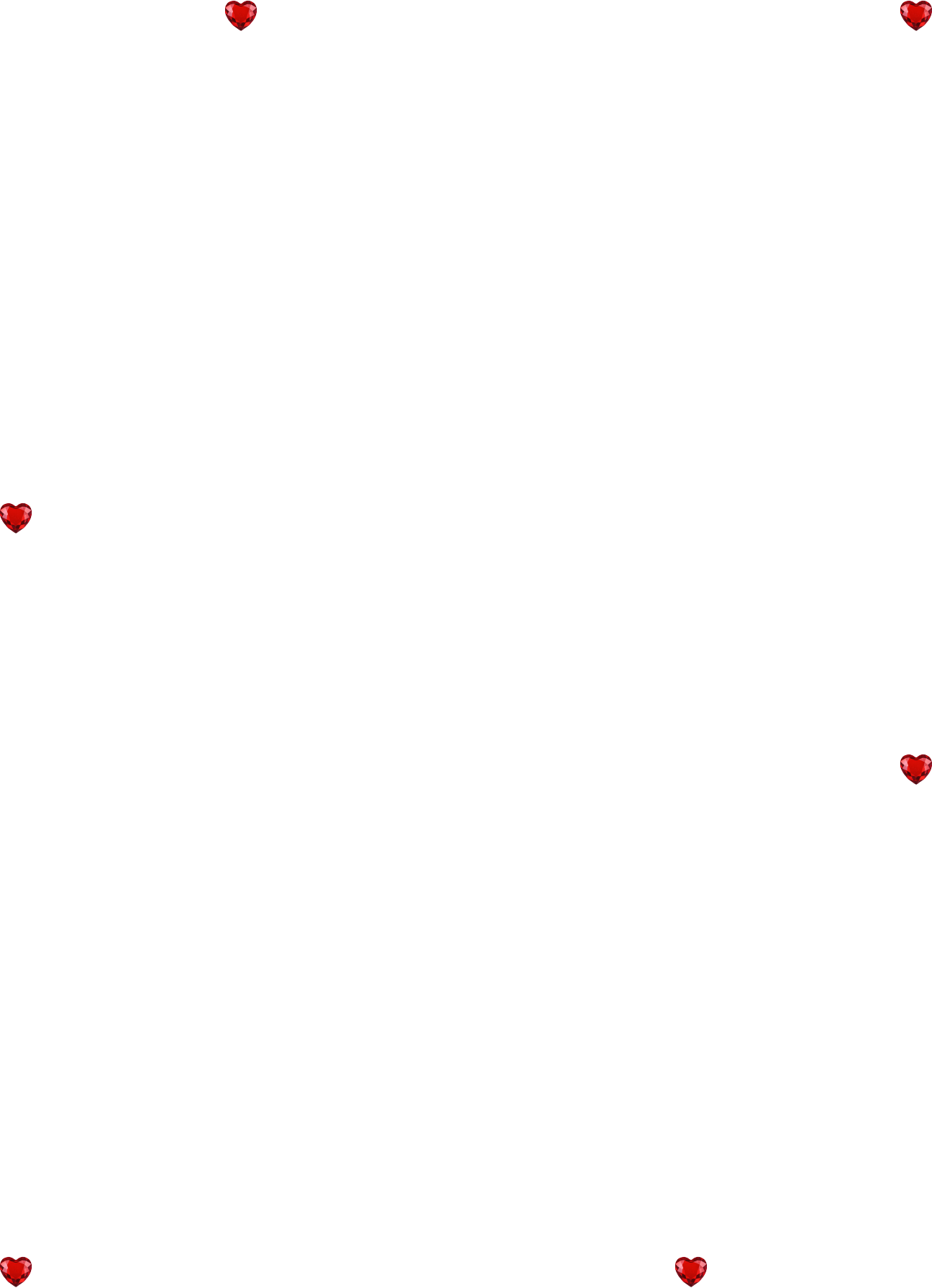 ハートのフレーム