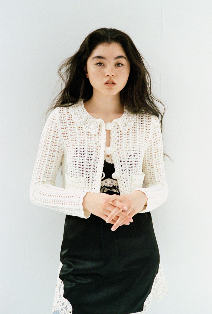 同コーディネートの上半身アップ