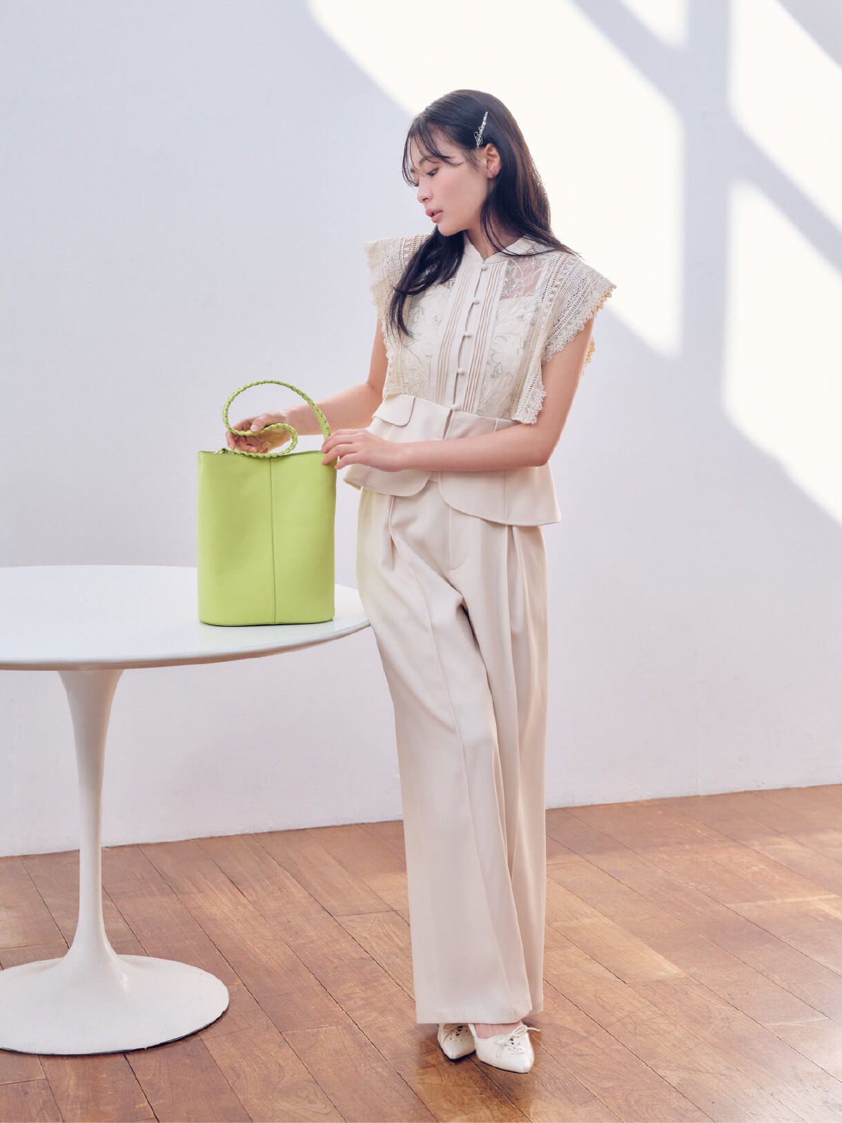 New Season, New Style きちんと感も今っぽさも叶える、新生活コーデ 着用イメージ