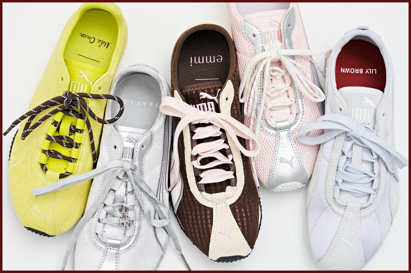 puma & snidel,fray i.d,lily brown,emmi,mila owen 各ブランドの別注スニーカー画像