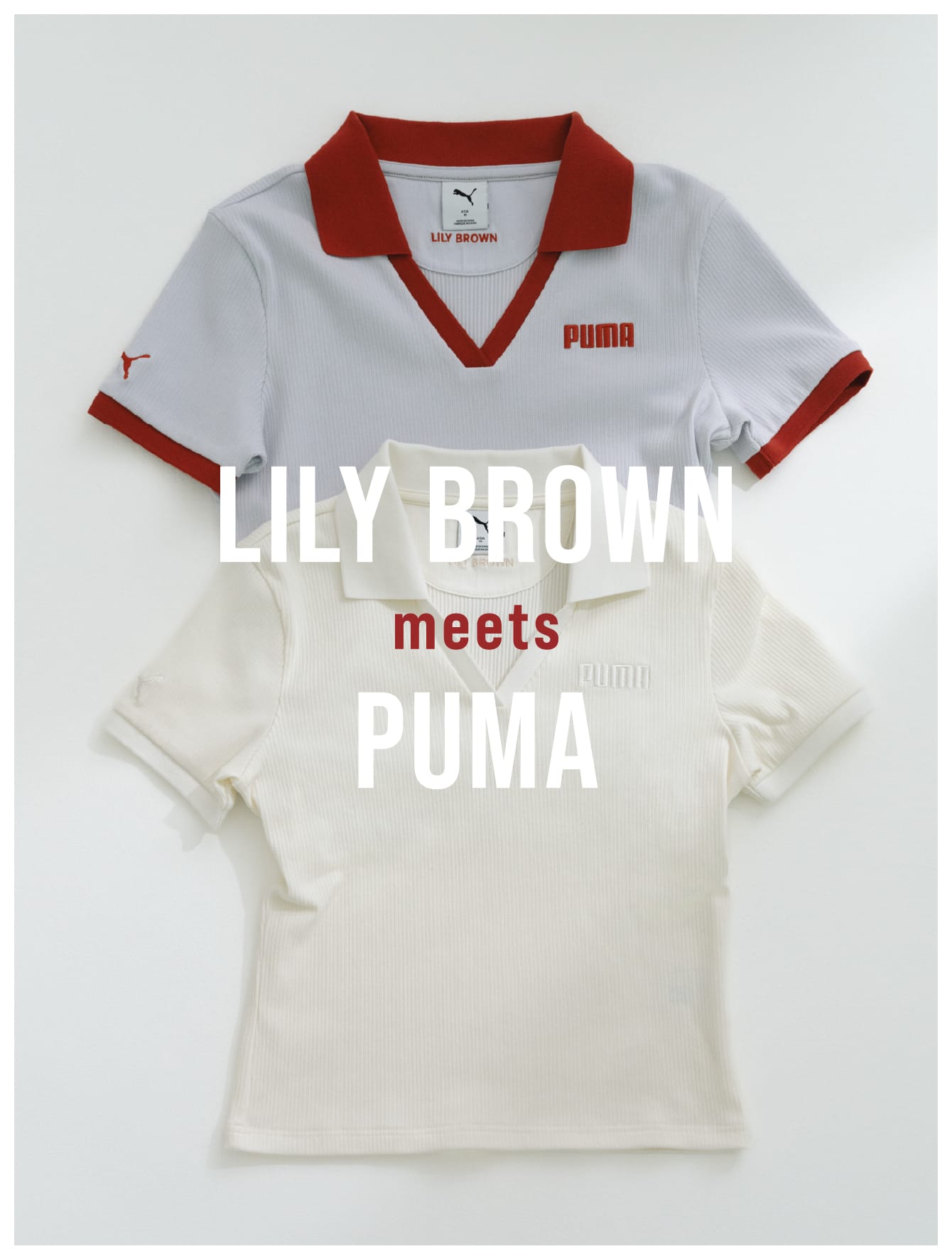 PUMA リブポロシャツ