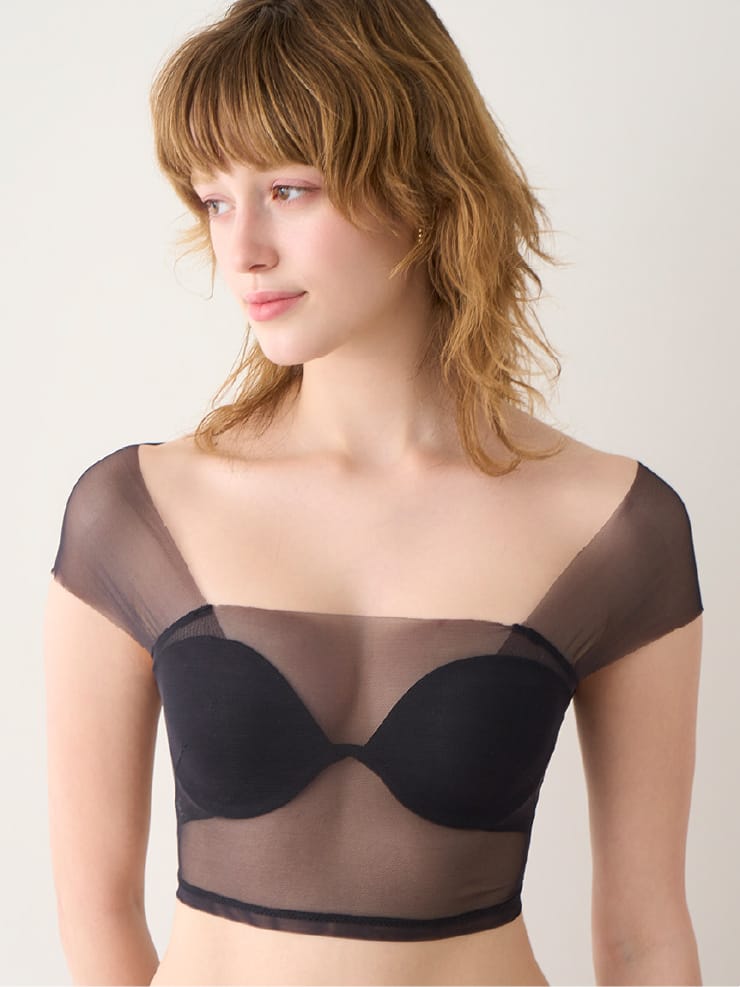 シアーファンデブラトップス ブラック