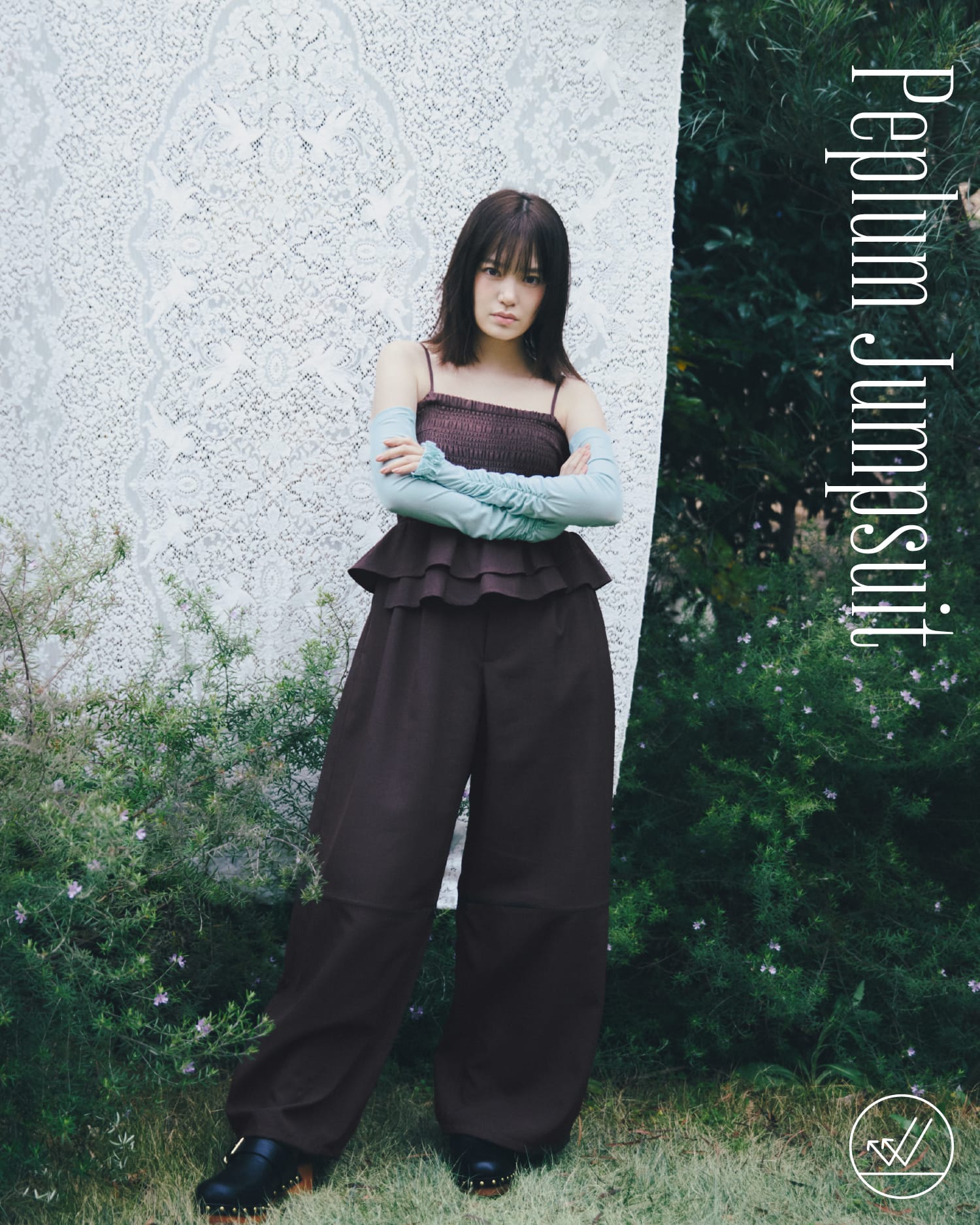 UVプロテクト All in one Arm Cover Shoes を着用したモデル