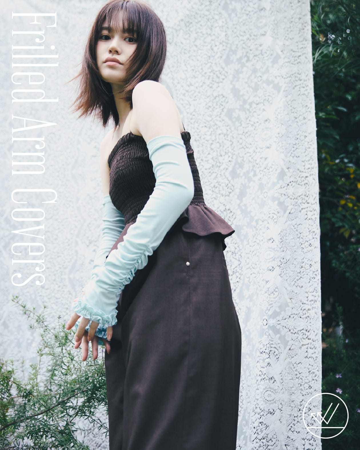 UVプロテクト All in one Arm Cover Shoes を着用したモデル