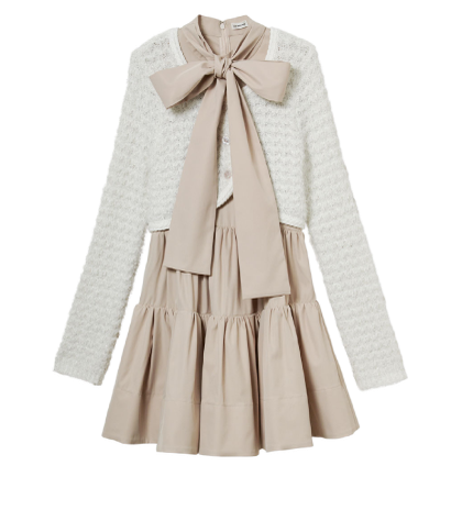 Cardigan & Dress Set オフホワイト