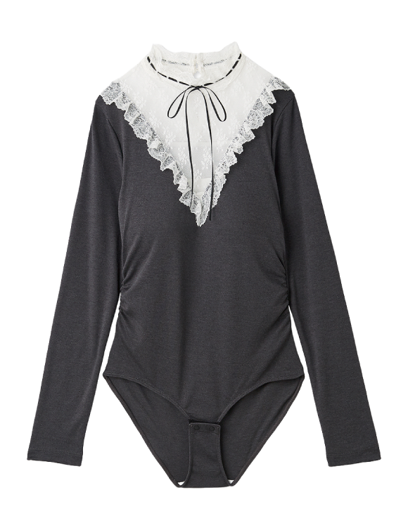 メルティヒートカップインボディスーツ GRY