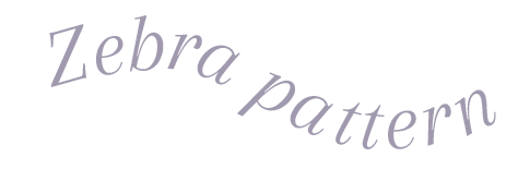 Zebra pattern