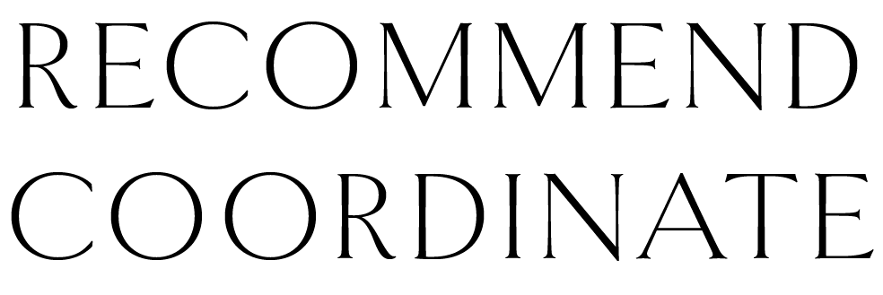 recommend coordinate